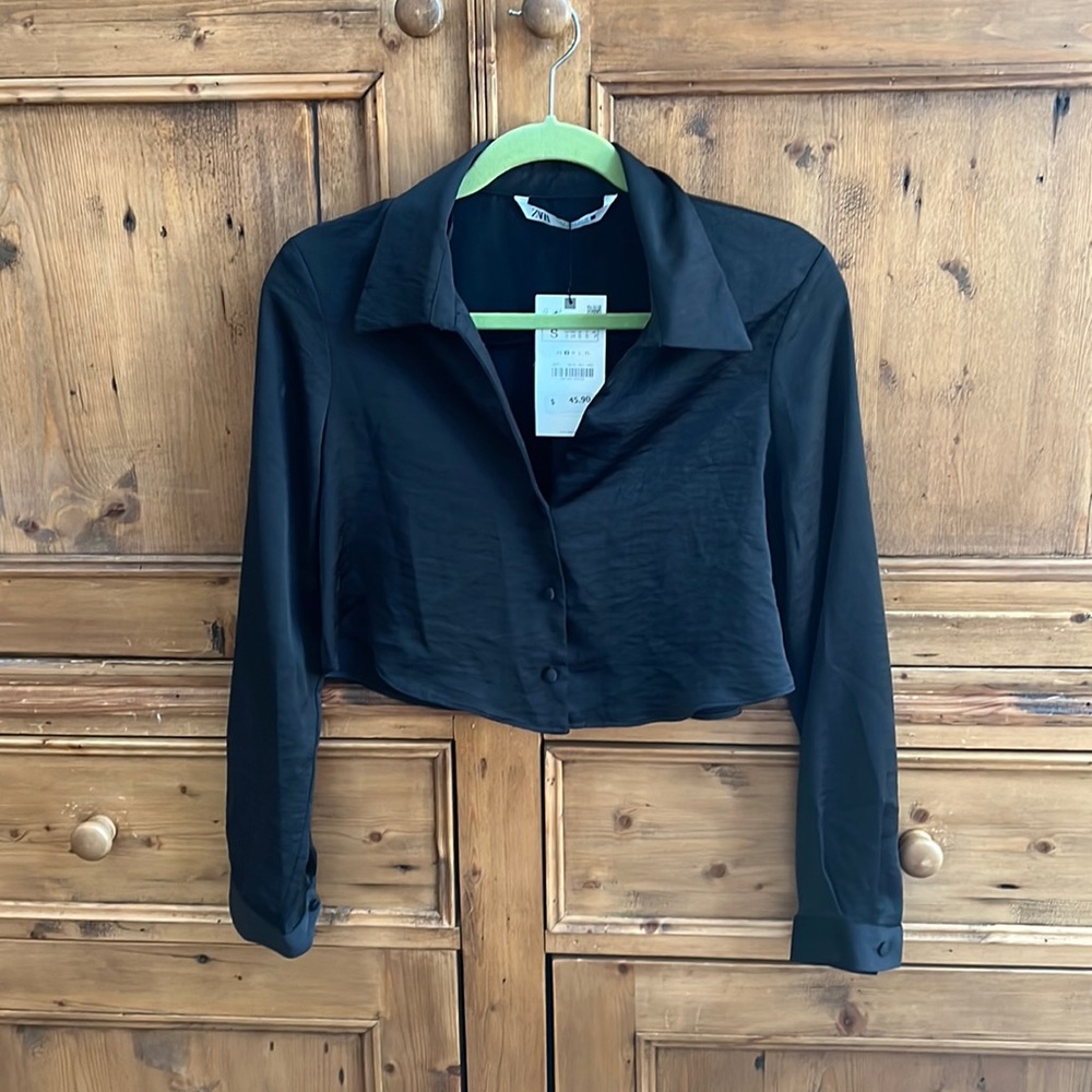 Zara silky blouse